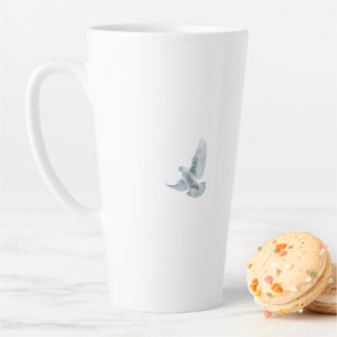 The Dove of peace Latte Mug