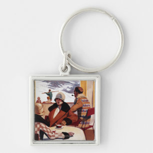 The Downhill Club Promotional Poster Key Ring