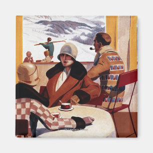 The Downhill Club Promotional Poster Magnet