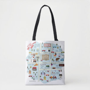 The Downtown McKinney Texas (+ Texas Heart)  Tote! Tote Bag