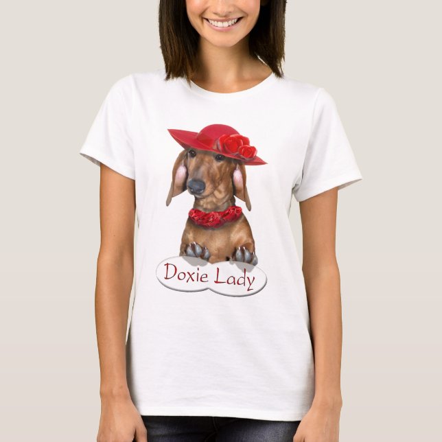 The Doxie Lady T-Shirt (Front)