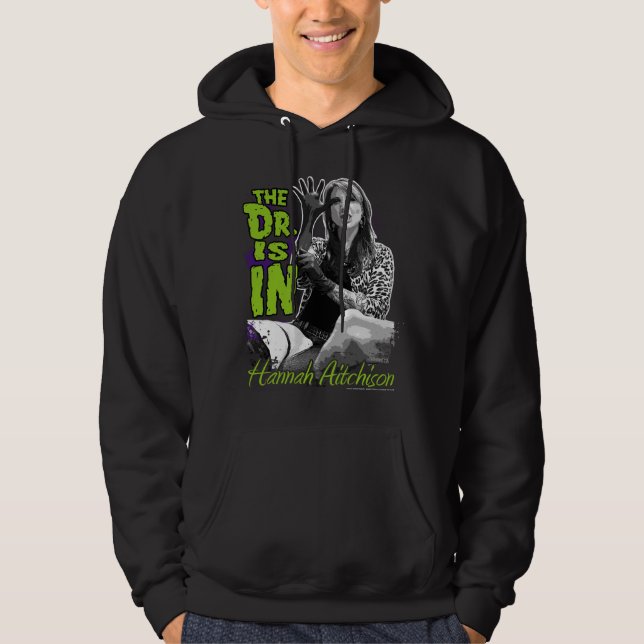 The Dr. is IN! Pullover hoodie (Front)