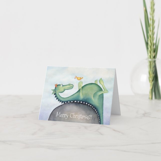 The dragon and the bird card (Front)