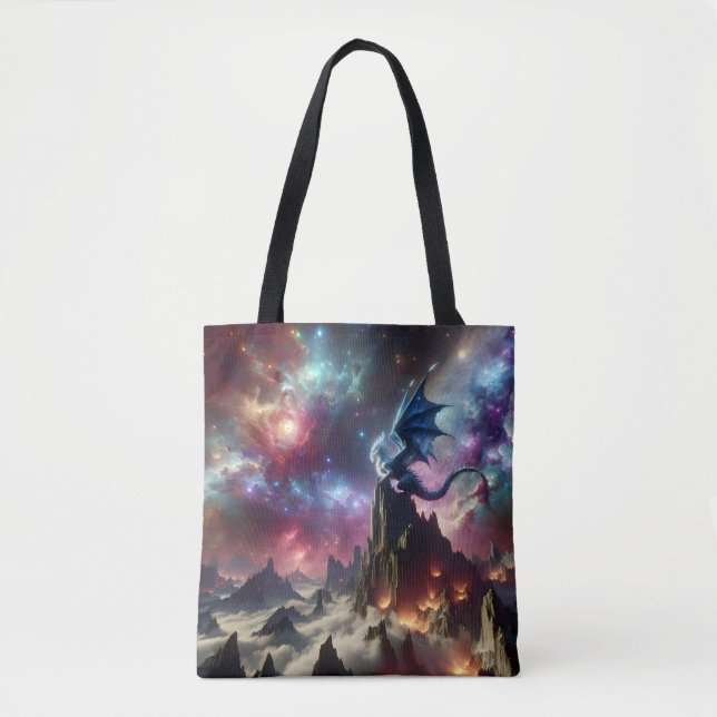 The Dragon and The Stars Tote Bag (Front)