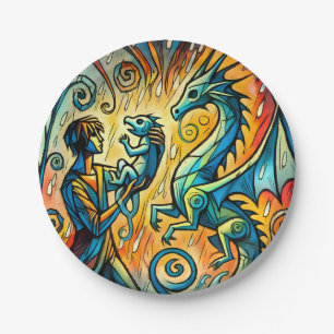  the dragon keeper paper plate