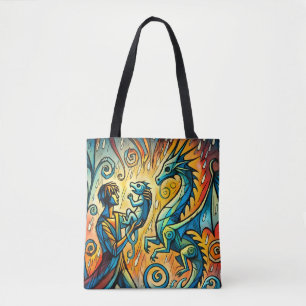 the dragon keeper tote bag