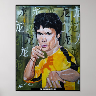 The Dragon Painting by Alfred Fox Poster