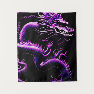 The Dragon Purple   Tapestry