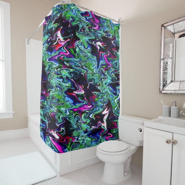 The Dragon....... Shower Curtain (In Situ)