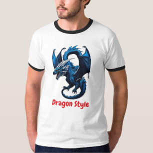 The Dragon : Skyborne Fury Ringer T-Shirt Design
