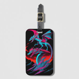 The Dragon Surf Rider Luggage Tag