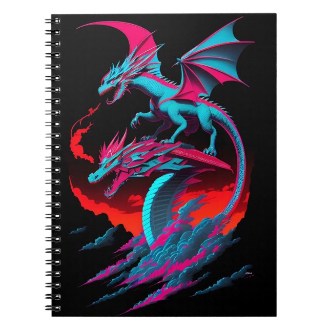 The Dragon Surf Rider Notebook (Front)