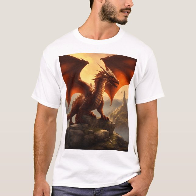 The dragon & The Mountain" T-Shirt (Front)