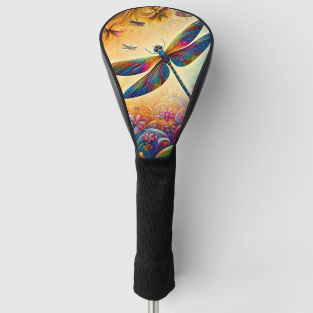 The Dragonfly's Journey Golf Head Cover (Front)