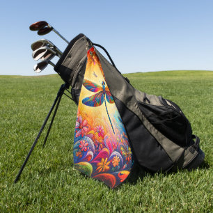 The Dragonfly's Journey Golf Towel