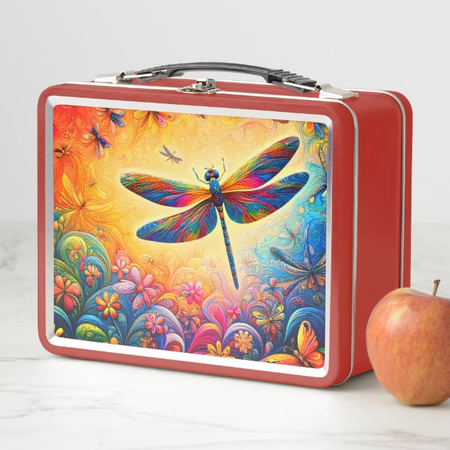 The Dragonfly's Journey  Metal Lunch Box (In Situ)