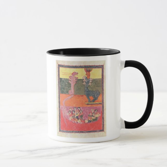 The Dragons, from the Girona Beatus Mug (Right)