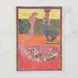 The Dragons, from the Girona Beatus Postcard