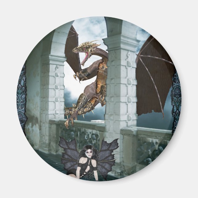 The Dragon's Lair Magnet (Front)