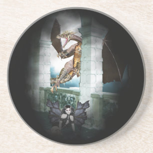 The Dragon's Lair Vignette Coaster
