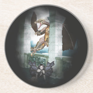 The Dragon's Lair Vignette Coaster
