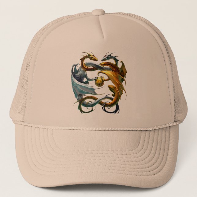 The dragons play balloon - trucker hat (Front)
