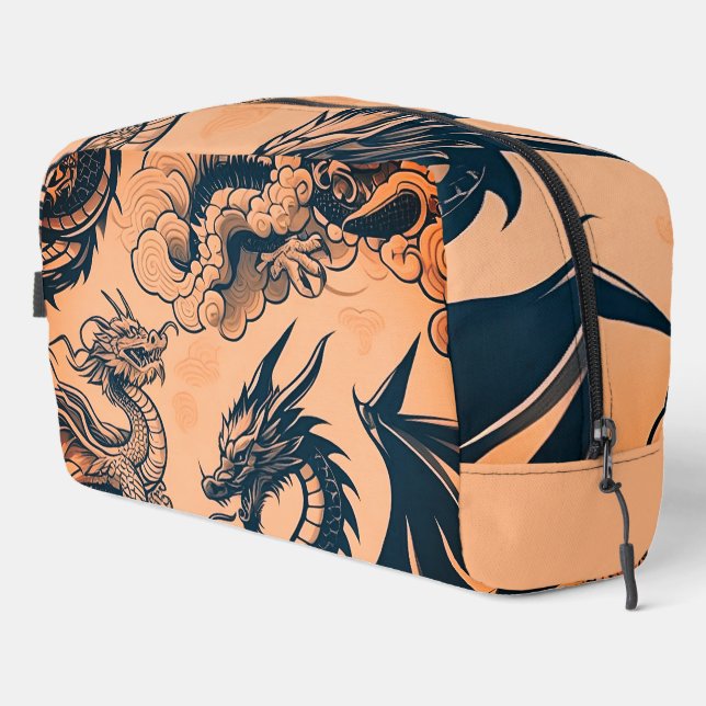 The Dragons War Orange Skies Dopp Kit (Right Corner)