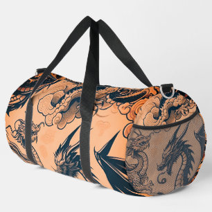 The Dragons War Orange Skies Duffle Bag