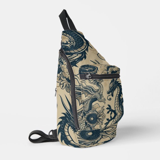 The Dragons War Sling Bag (Left Corner)