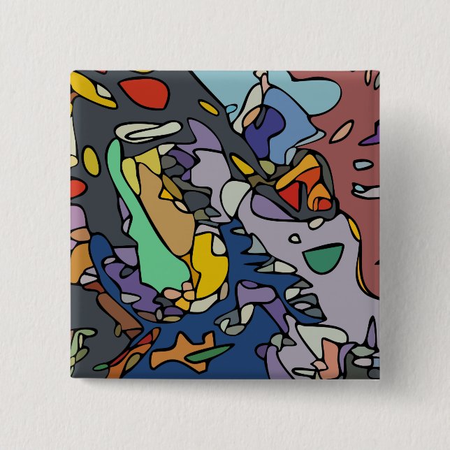 'the drama queen' - 2" Square Button (Front)