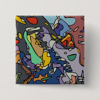 'the drama queen' - 2" Square Button