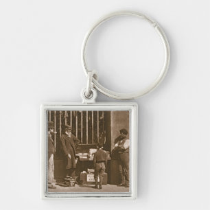 The Dramatic Shoe Black, 1876-77 (woodburytype) Key Ring