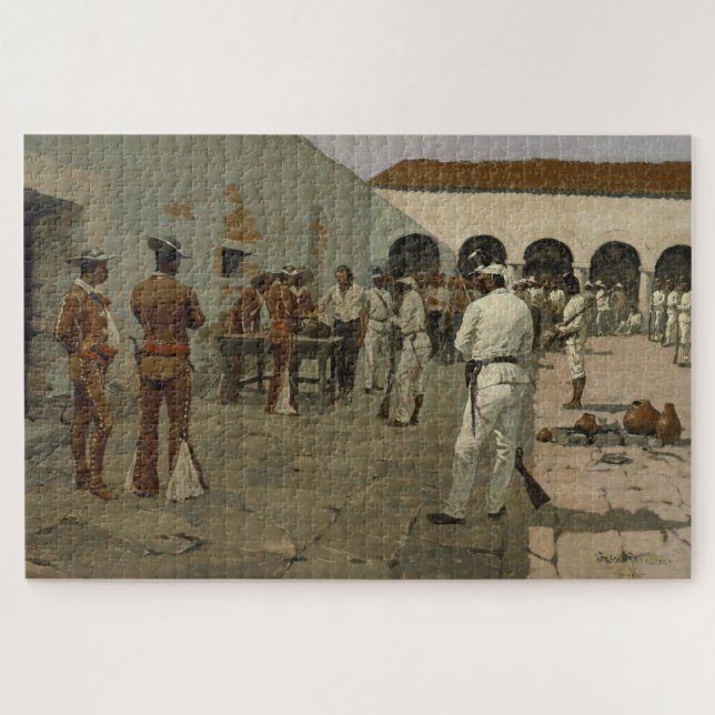 The Drawing of the Black Bean Jigsaw Puzzle (Horizontal)