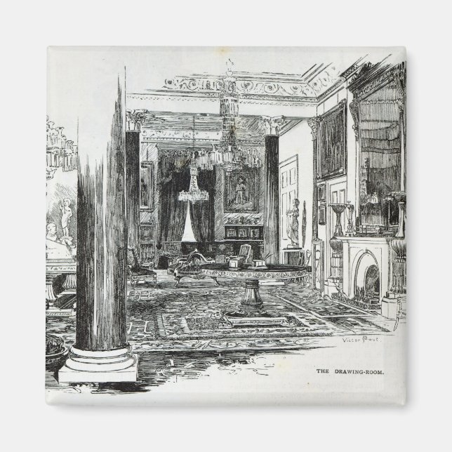 The Drawing Room, Osborne House Magnet (Front)