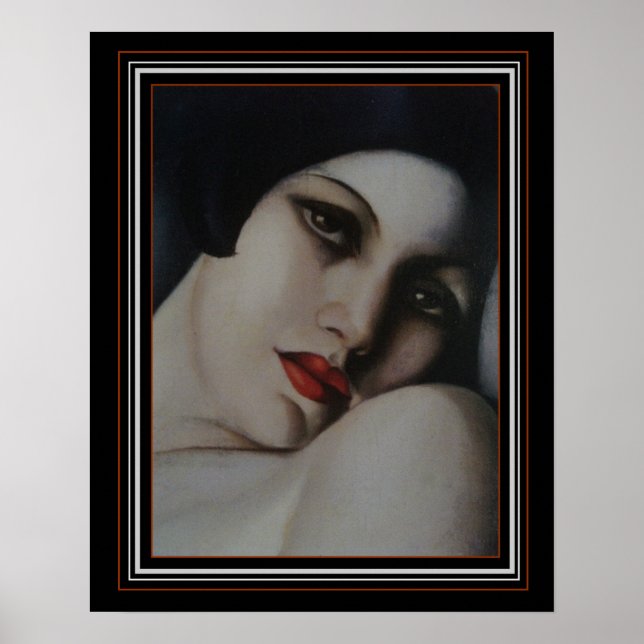 The Dream - Art Deco Print by Tamara de Lempicka (Front)
