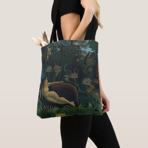 The Dream (Le Reve Exotique) by Henri Rousseau Tote Bag