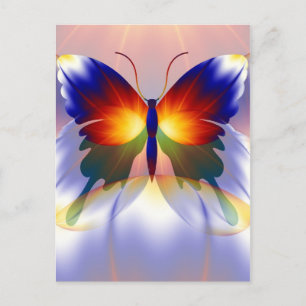 The dream of a butterfly postcard