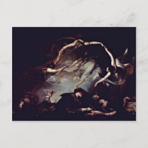 The Dream Of The Shepherd By Füssli Johann Heinric Postcard
