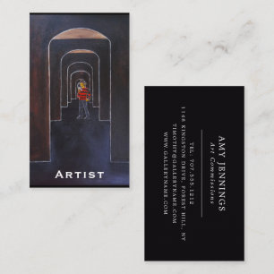 The Dream Stalker Painting by Alfred Fox Business Card