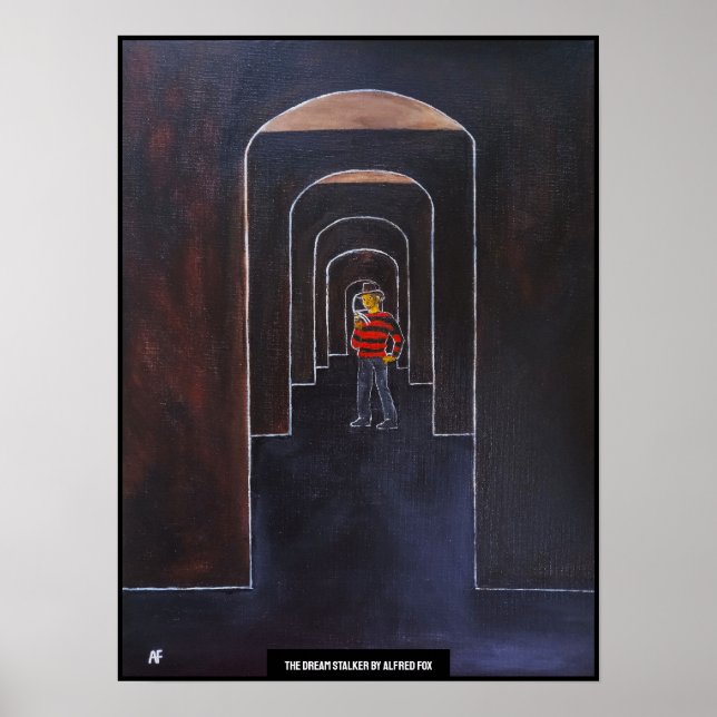 The Dream Stalker Painting by Alfred Fox Poster (Front)