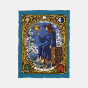 The Dreamer (the Fool) Mayor Arcana Tarot Card Got Fleece Blanket