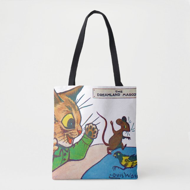 The Dreamland Mascot, Louis Wain Tote Bag (Front)