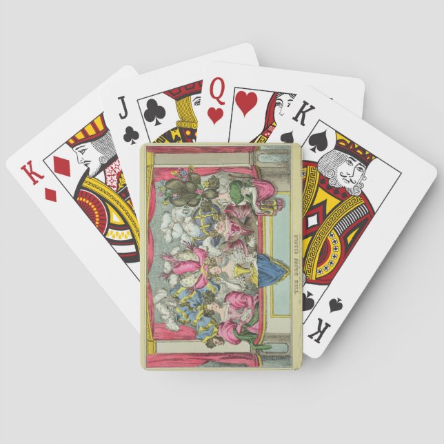 The Dress Circle, published by Thomas McLean, Lond Playing Cards (Back)