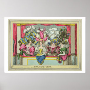 The Dress Circle, published by Thomas McLean, Lond Poster
