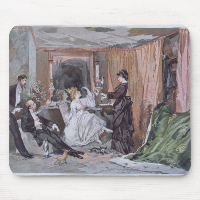 The Dressing Room of Hortense Schneider Mouse Pad (Front)