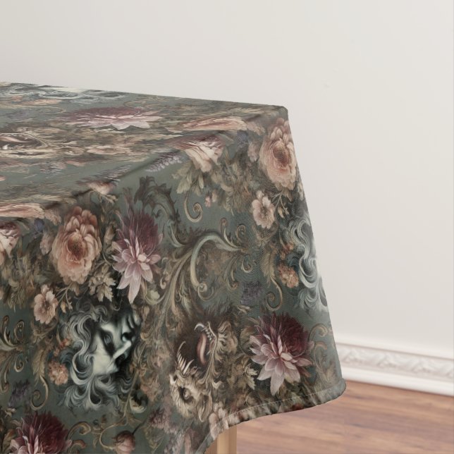 The Driftkeeper's Paradox — Gothic Medium Print Tablecloth (In Situ)