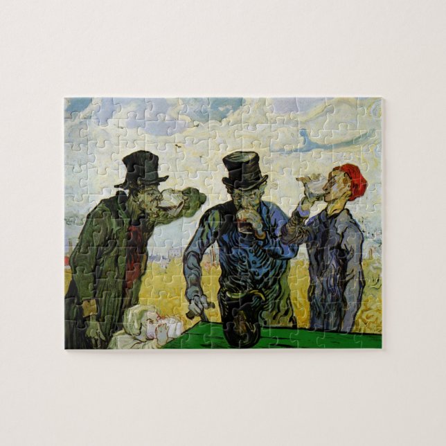 The Drinkers by Vincent van Gogh Jigsaw Puzzle (Horizontal)