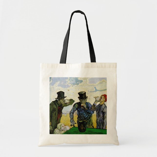 The Drinkers by Vincent van Gogh Tote Bag (Front)