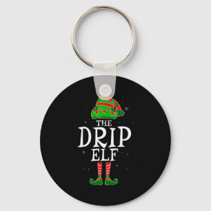 The Drip Elf Group Matching Family Christmas Swag Key Ring