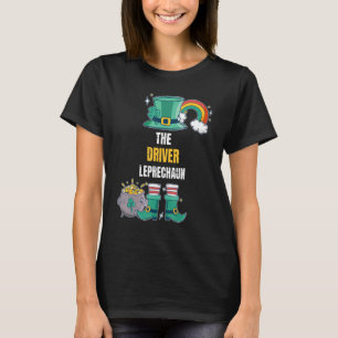 The Driver Lebrechaun St Patrick's Day Matching T-Shirt